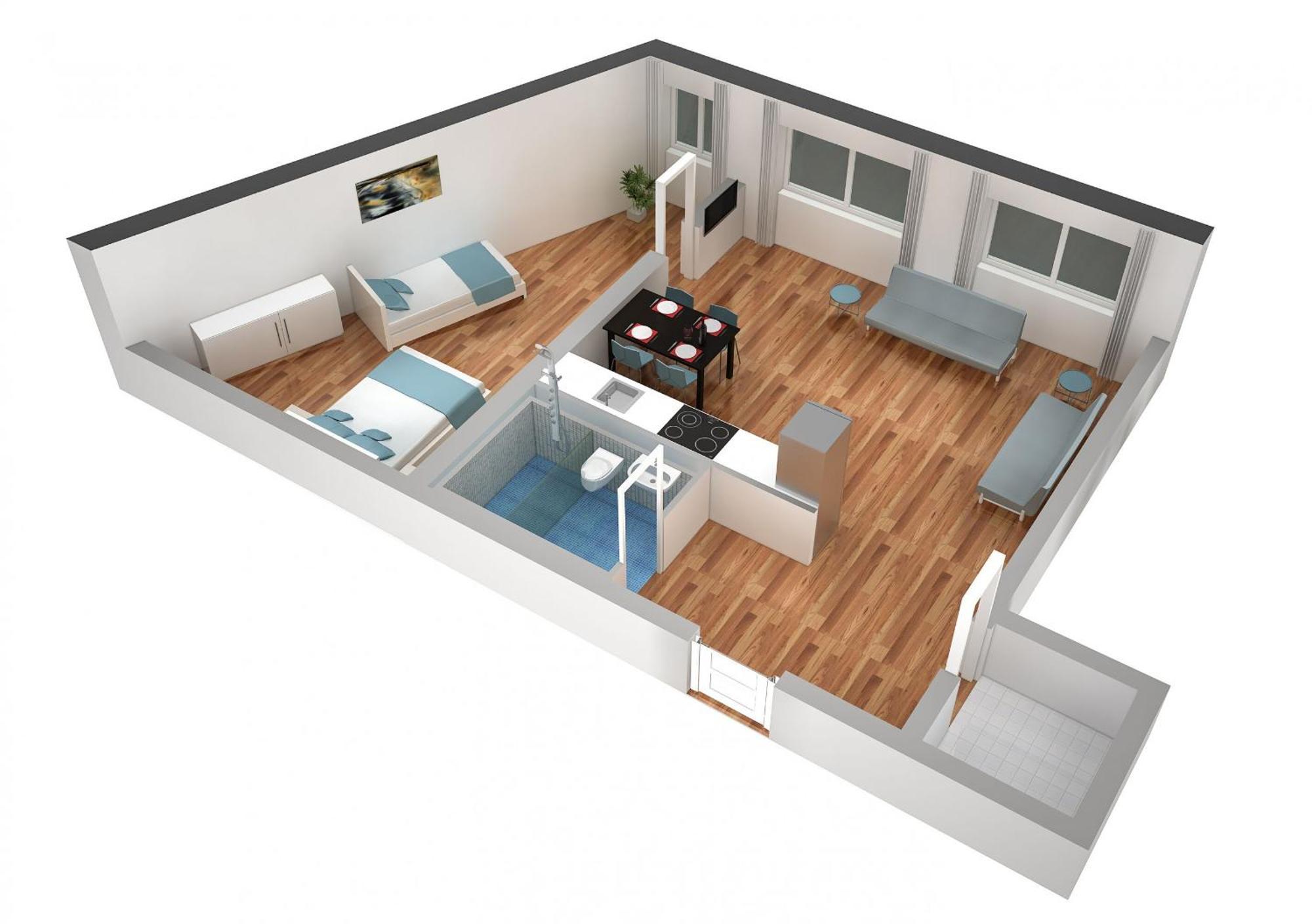 Hitrental Messe Apartments Basel Bagian luar foto
